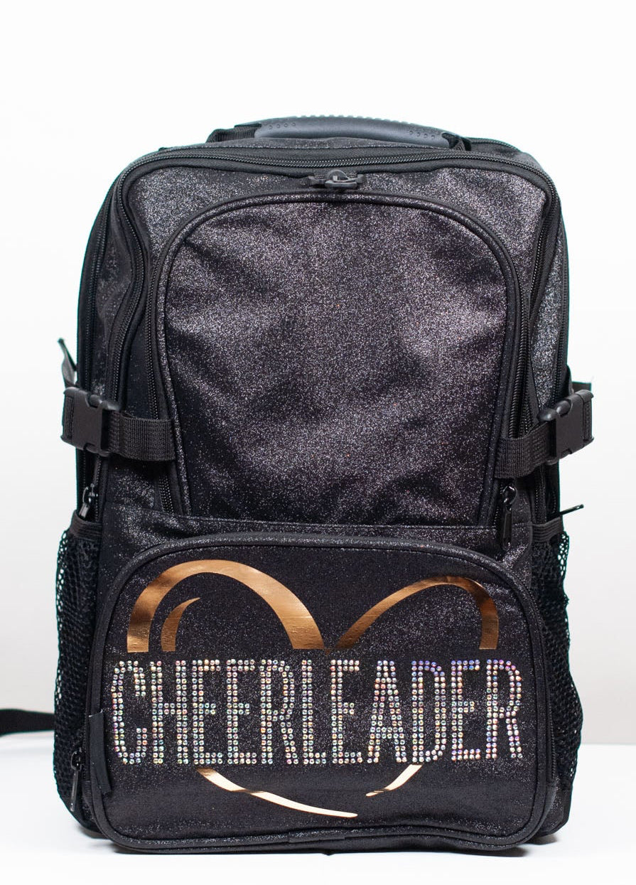 Glittersekk "cheerleader" gull
