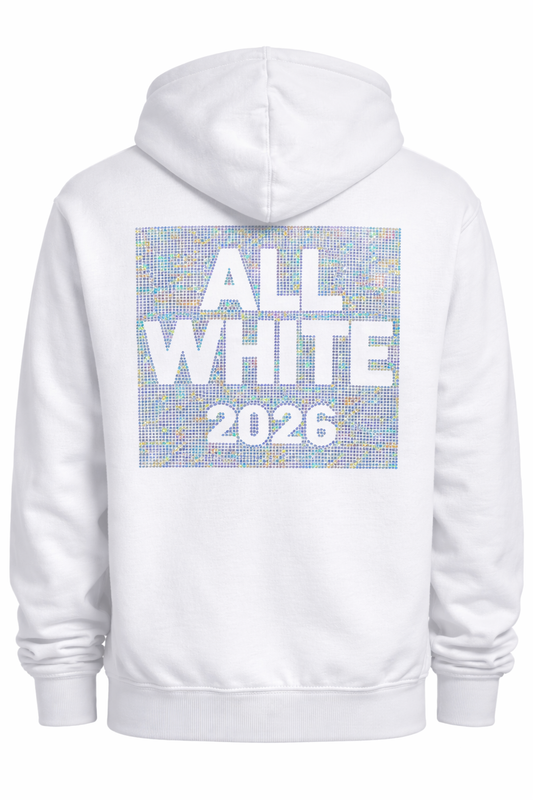 Hoodie zip – All White Edition 2026