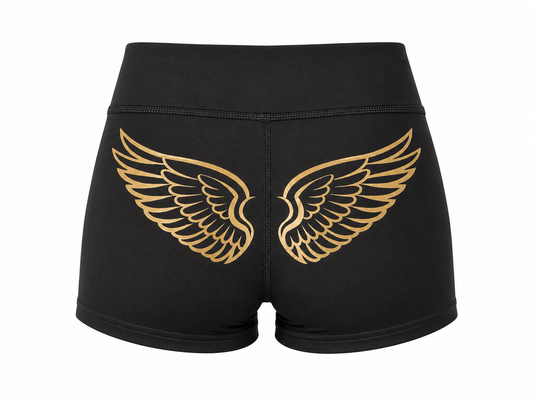 Treningsshorts med englevinger