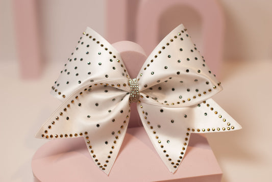 Sløyfe "Gold Dot Glam"