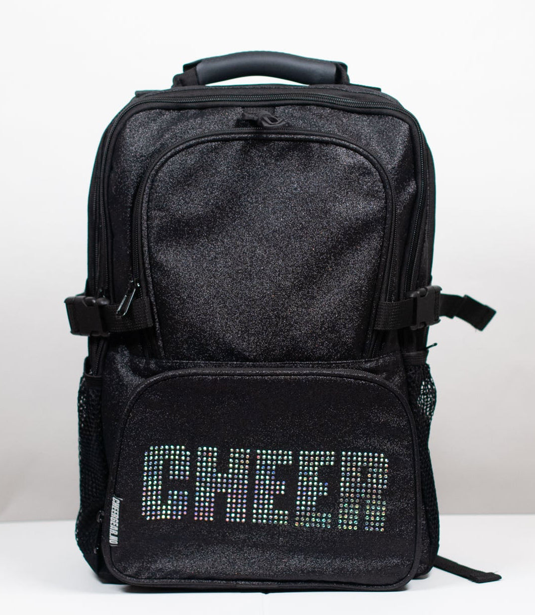 Glittersekk "cheer tekst"