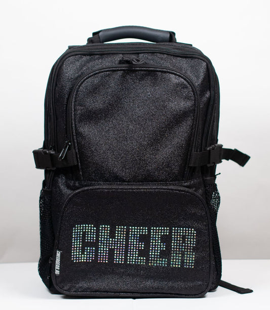 Glittersekk "cheer tekst"