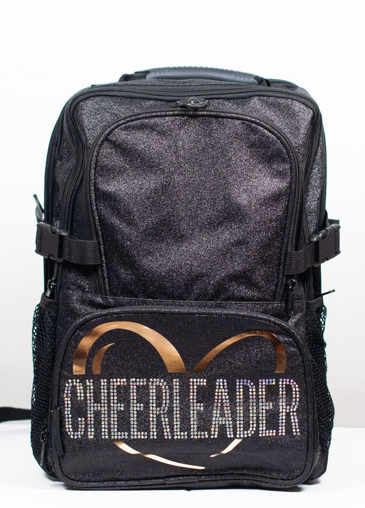 Glittersekk "cheerleader" gull