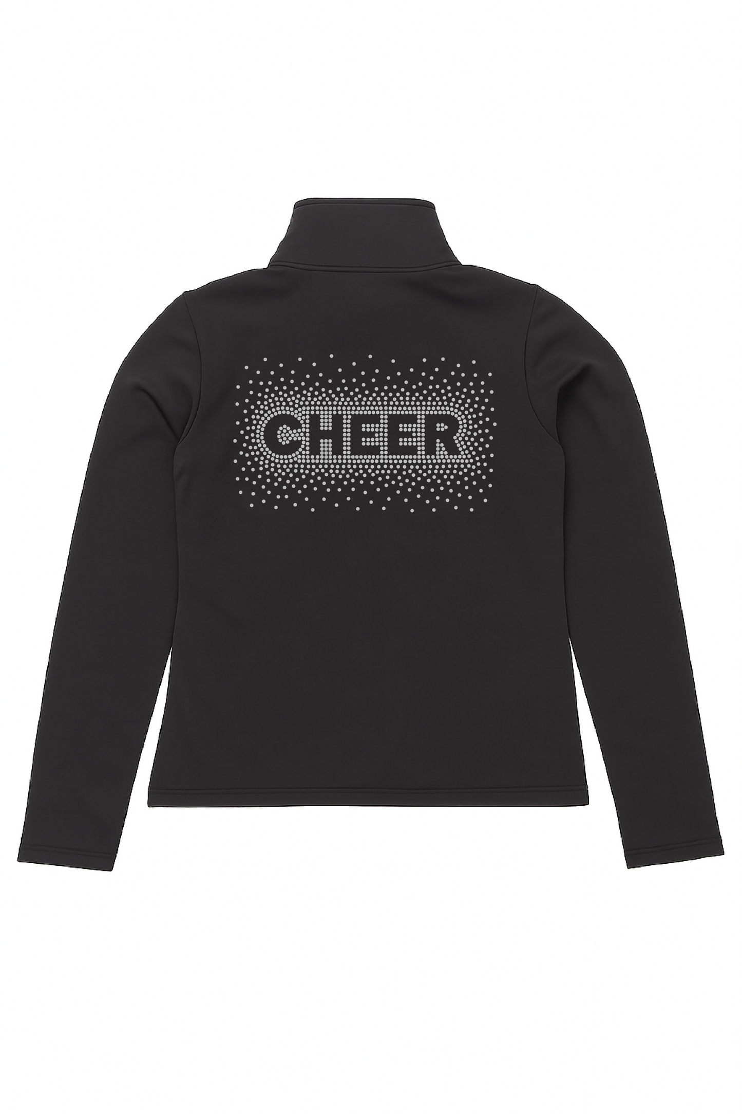 Treningsjakke smal passform med rhinestones