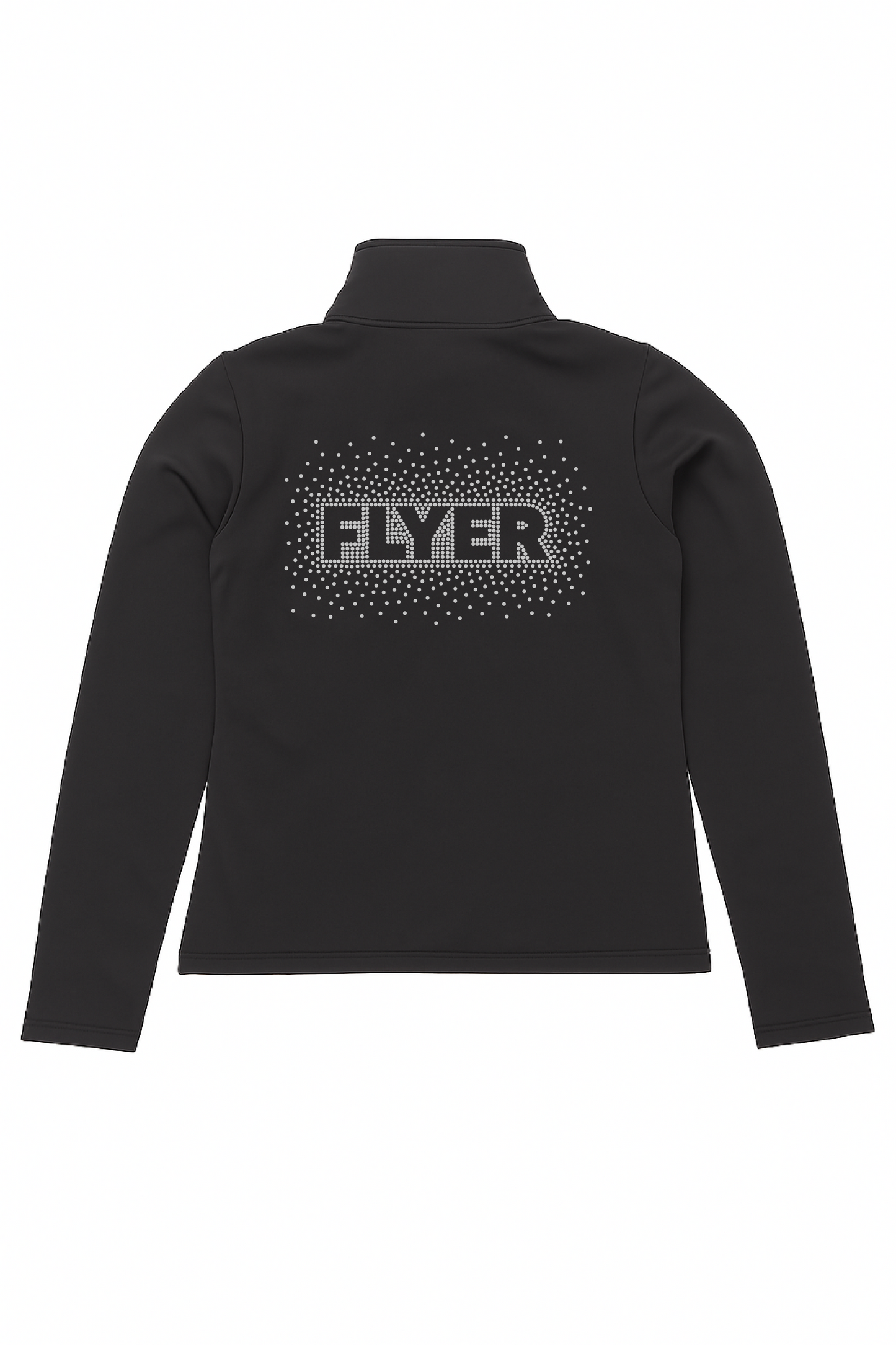 Treningsjakke smal passform med rhinestones