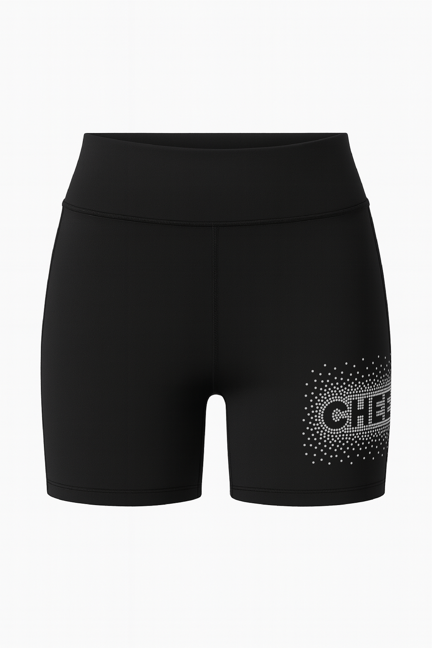 Treningsshorts med rhinestones