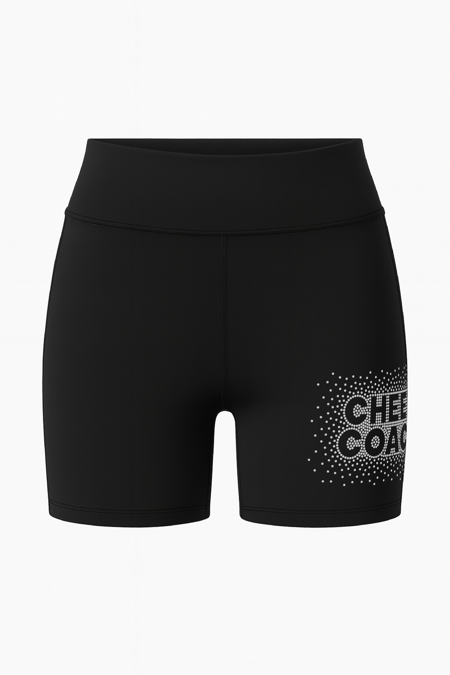 Treningsshorts med rhinestones