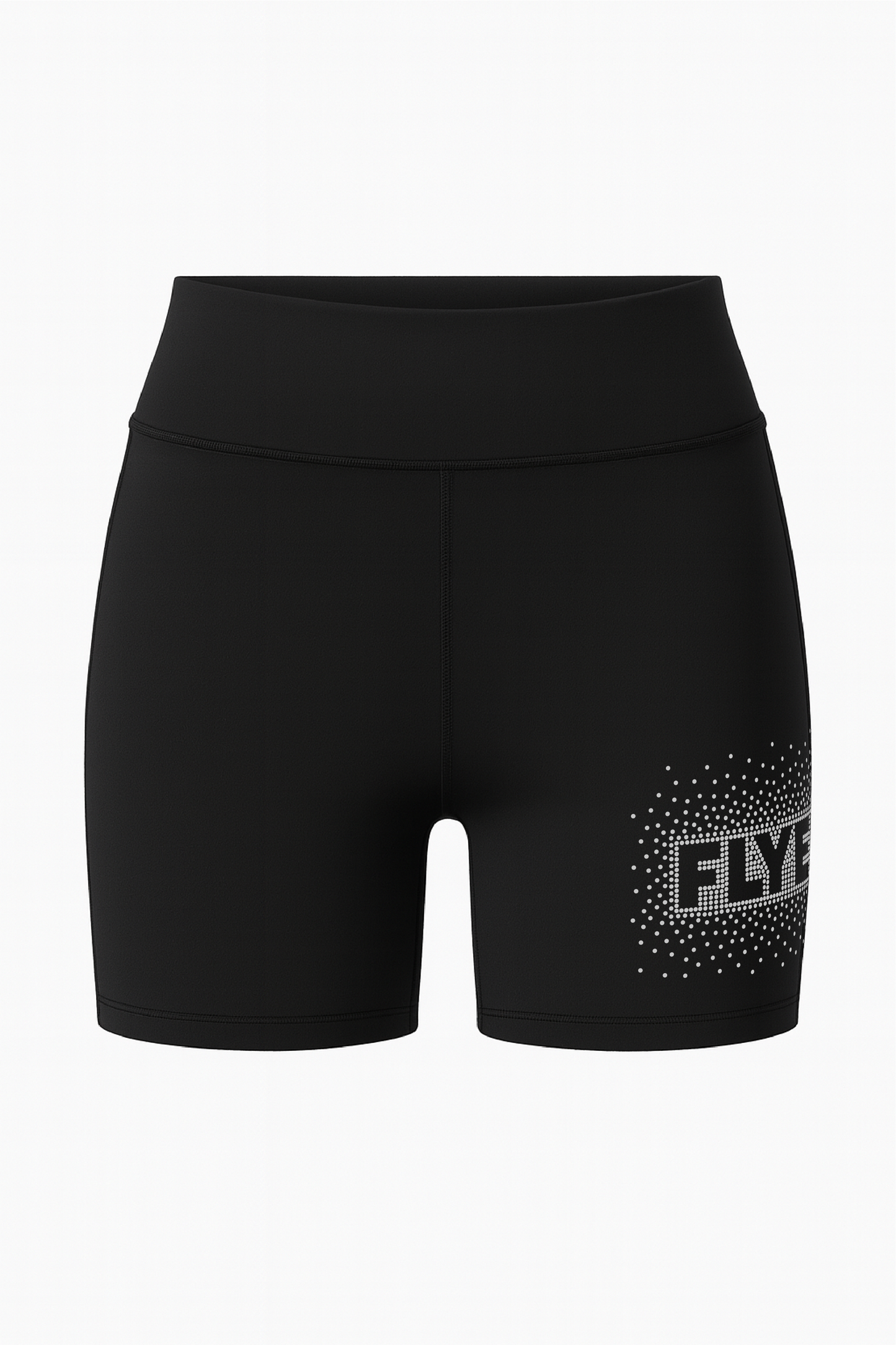 Treningsshorts med rhinestones